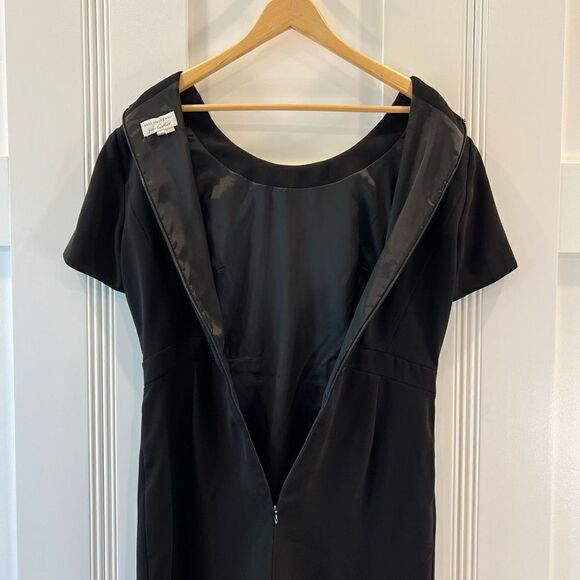 Anne Valerie Hash Women’s EU 42 US 8 Black Deconstructed Midi Dress Zipper - Picture 8 of 11